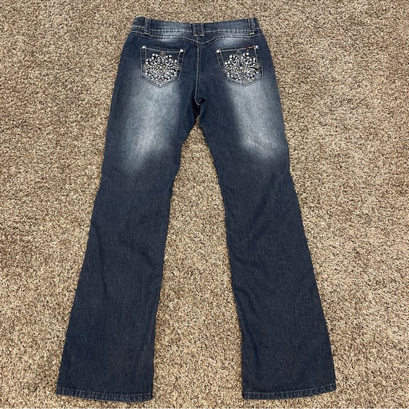 Angels Y2K Embellished Jeans Sz 10 - Picture 2 of 12